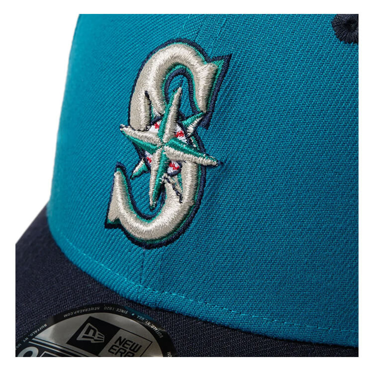 ニューエラ NEW ERA シアトル・マリナーズ キャップ 9FORTY 2-Tone Woven Label メンズ レディース ユニセックス 大人 14667824 MLB メジャーリーグ 野球帽 帽子 スポーツキャップ ベースボールキャップ ぼうし