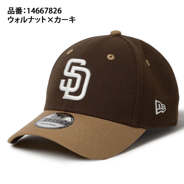 ニューエラ NEW ERA サンディエゴ・パドレス キャップ SD 9FORTY 2-Tone Woven Label メンズ レディース ユニセックス 大人 14667826 MLB メジャーリーグ 野球帽 帽子 スポーツキャップ ベースボールキャップ ぼうし