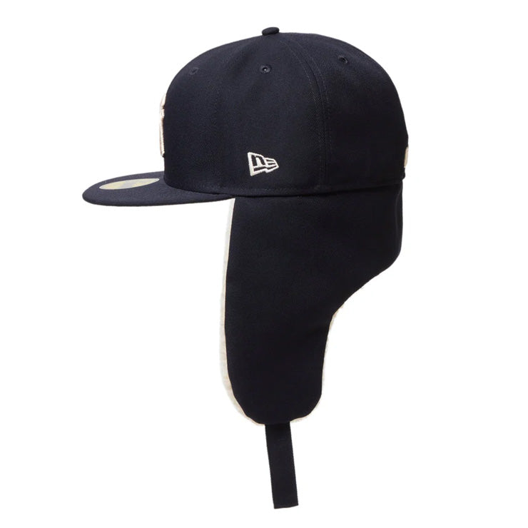 ニューエラ NEW ERA ニューヨーク・ヤンキース ドッグイヤー キャップ 耳当て付き NY 59FIFTY 5950 Dog Ear メンズ レディース ユニセックス 大人 一般 14668175 冬用 防寒 MLB メジャーリーグ 野球帽 帽子 スポーツキャップ ベースボールキャップ ぼうし