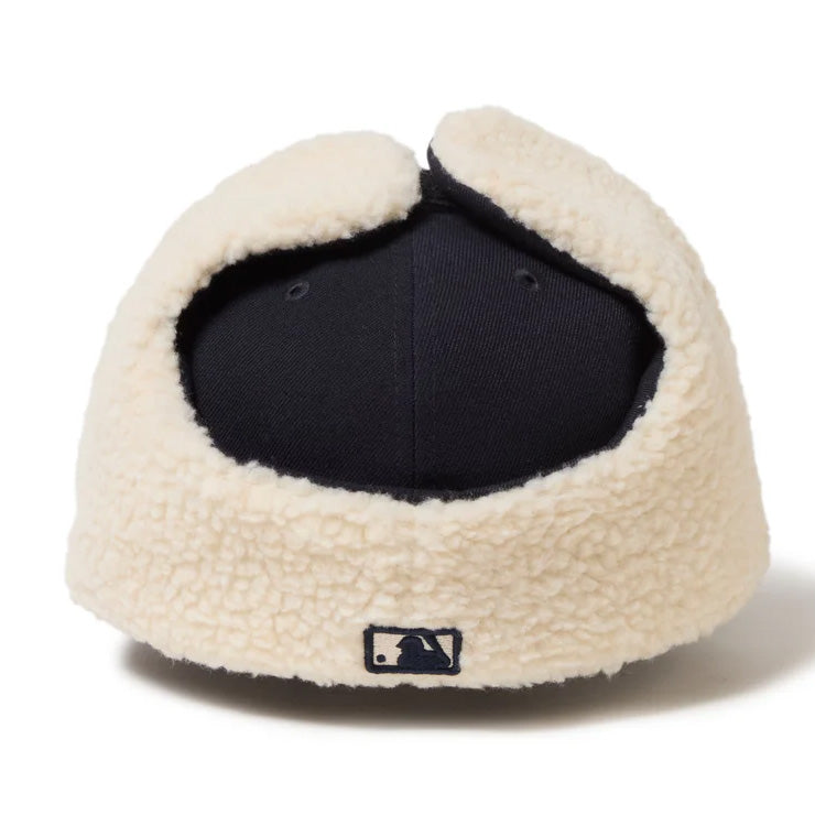 ニューエラ NEW ERA ニューヨーク・ヤンキース ドッグイヤー キャップ 耳当て付き NY 59FIFTY 5950 Dog Ear メンズ レディース ユニセックス 大人 一般 14668175 冬用 防寒 MLB メジャーリーグ 野球帽 帽子 スポーツキャップ ベースボールキャップ ぼうし