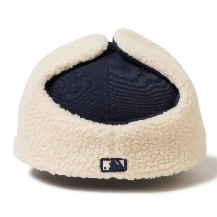 ニューエラ NEW ERA ロサンゼルス・ドジャース ドッグイヤー キャップ 耳当て付き LA 59FIFTY 5950 Dog Ear メンズ レディース ユニセックス 大人 一般 14668177 冬用 防寒 MLB メジャーリーグ 野球帽 帽子 スポーツキャップ ベースボールキャップ ぼうし