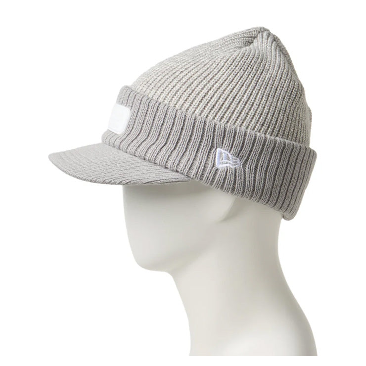 ニューエラ NEW ERA ゴルフ バイザーニットキャップ つば付き ニット帽 メンズ レディース ユニセックス 防寒 冬 14669030 14669031 ゴルフキャップ テニス アウトドア 大人 一般 帽子 ぼうし