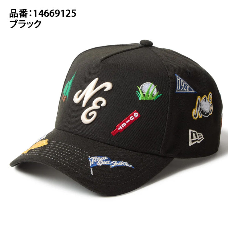 ニューエラ NEW ERA キャップ ゴルフ 9FORTY A-Frame Golf Allover メンズ レディース ユニセックス 14669125 ゴルフキャップ テニス アウトドア ベースボールキャップ 野球帽 大人 一般 帽子 ぼうし