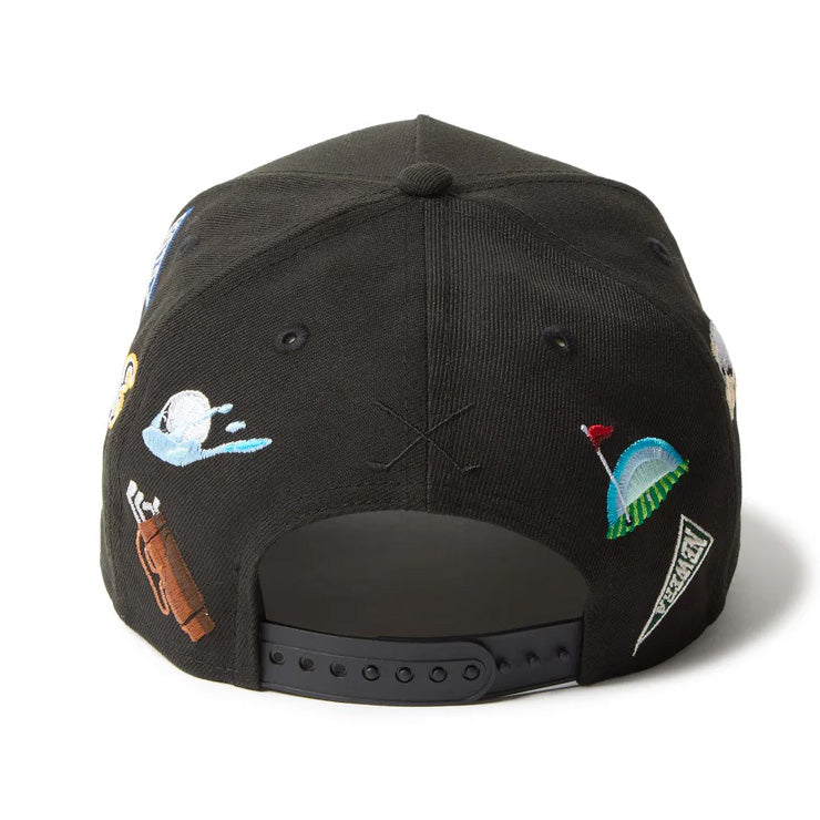 ニューエラ NEW ERA キャップ ゴルフ 9FORTY A-Frame Golf Allover メンズ レディース ユニセックス 14669125 ゴルフキャップ テニス アウトドア ベースボールキャップ 野球帽 大人 一般 帽子 ぼうし