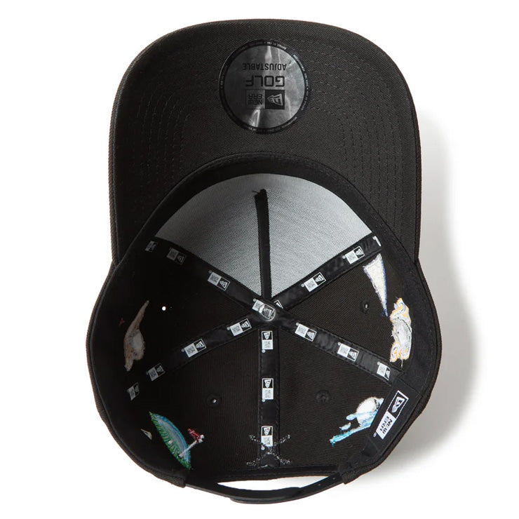 ニューエラ NEW ERA キャップ ゴルフ 9FORTY A-Frame Golf Allover メンズ レディース ユニセックス 14669125 ゴルフキャップ テニス アウトドア ベースボールキャップ 野球帽 大人 一般 帽子 ぼうし