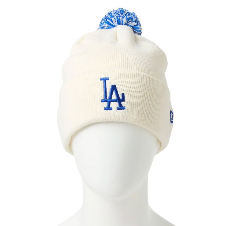 ニューエラ NEW ERA MLB ポンポン ニット帽 ドジャース ヤンキース ビーニー ニットキャップ メンズ レディース ユニセックス 14669954 14669955 LA NY 大人 メジャーリーグ 帽子 ぼうし