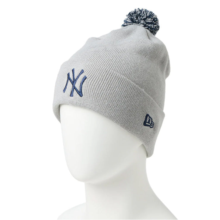 ニューエラ NEW ERA MLB ポンポン ニット帽 ドジャース ヤンキース ビーニー ニットキャップ メンズ レディース ユニセックス 14669954 14669955 LA NY 大人 メジャーリーグ 帽子 ぼうし