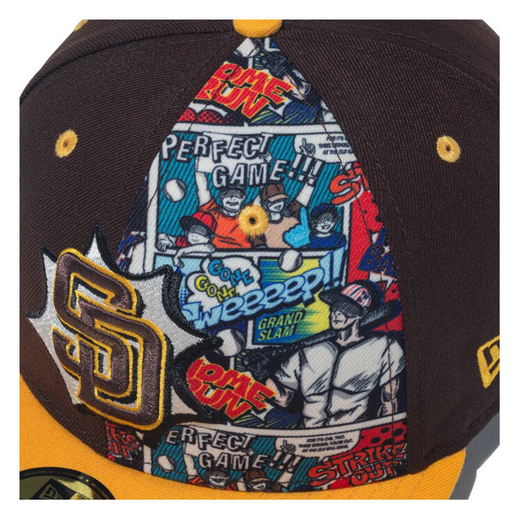 ニューエラ NEW ERA サンディエゴ・パドレス キャップ SD 59FIFTY MLB Diamond Hero Edition アメコミ メンズ レディース ユニセックス 14669965 メジャーリーグ 野球帽 帽子 スポーツキャップ うし