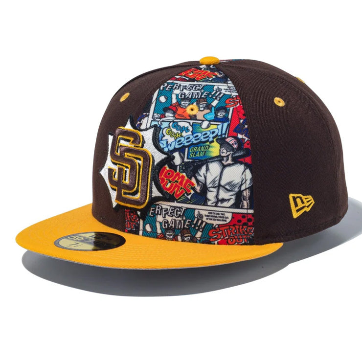ニューエラ NEW ERA サンディエゴ・パドレス キャップ SD 59FIFTY MLB Diamond Hero Edition アメコミ メンズ レディース ユニセックス 14669965 メジャーリーグ 野球帽 帽子 スポーツキャップ うし
