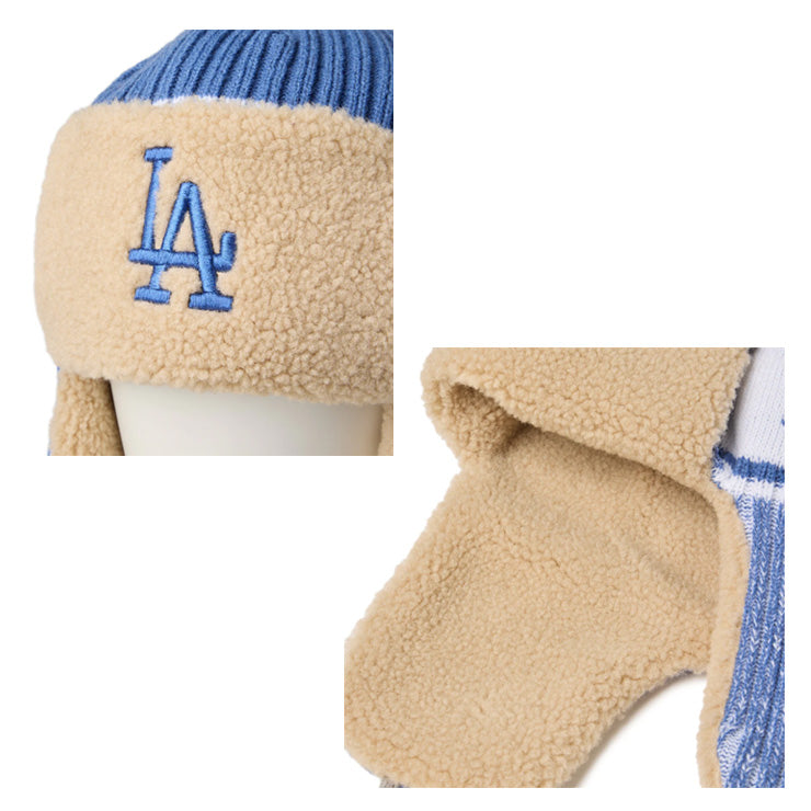 ニューエラ NEW ERA MLB ニット トラッパー ハット パドレス ヤンキース ドジャース 耳当て ニット帽 大人 一般 メンズ レディース 冬用 冬物 14669983 14669984 14669986 フライトキャップ スキー スノーボード MLB メジャーリーグ おしゃれ かわいい 帽子 ぼうし