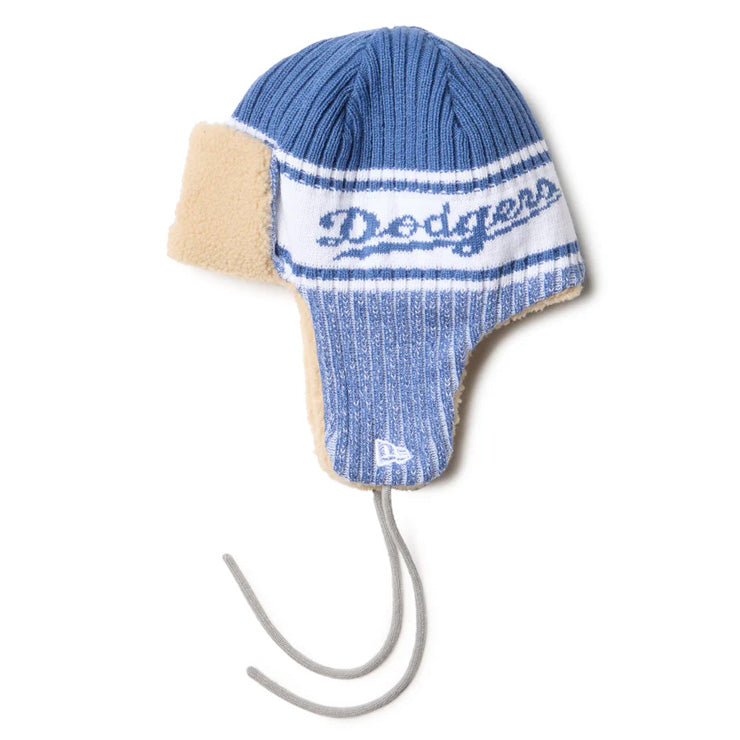 ニューエラ NEW ERA MLB ニット トラッパー ハット パドレス ヤンキース ドジャース 耳当て ニット帽 大人 一般 メンズ レディース 冬用 冬物 14669983 14669984 14669986 フライトキャップ スキー スノーボード MLB メジャーリーグ おしゃれ かわいい 帽子 ぼうし