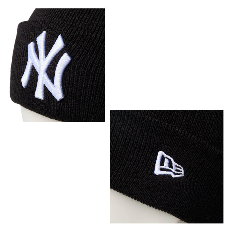 ニューエラ NEW ERA MLB ニット帽 ドジャース ヤンキース パドレス ビーニー ベーシック カフニット ニットキャップ メンズ レディース ユニセックス 14670057 14670066 14670067 14670078 14670079 LA NY SD Dロゴ 大人 メジャーリーグ 帽子 ぼうし