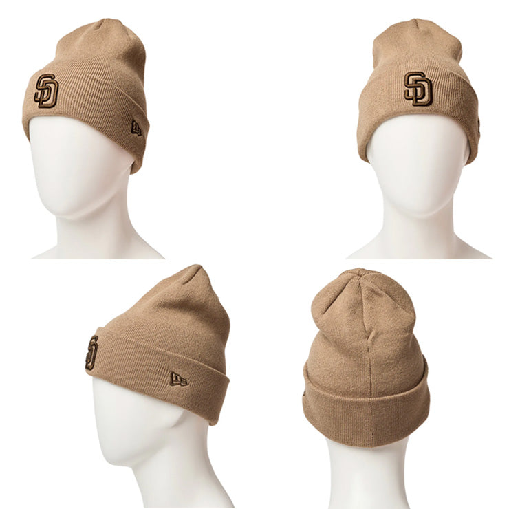 ニューエラ NEW ERA MLB ニット帽 ドジャース ヤンキース パドレス ビーニー ベーシック カフニット ニットキャップ メンズ レディース ユニセックス 14670057 14670066 14670067 14670078 14670079 LA NY SD Dロゴ 大人 メジャーリーグ 帽子 ぼうし