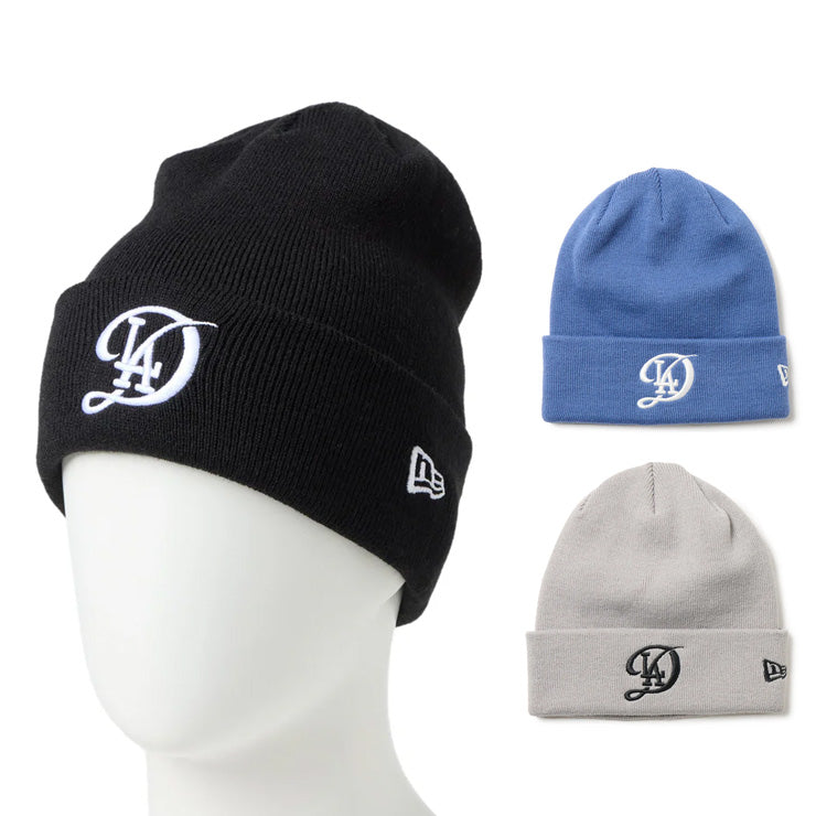 ニューエラ NEW ERA ドジャース ニット帽 シティコネクトロゴ ビーニー ベーシック カフニット ニットキャップ メンズ レディース ユニセックス 14670102 14670103 14670104 大人 メジャーリーグ 帽子 ぼうし