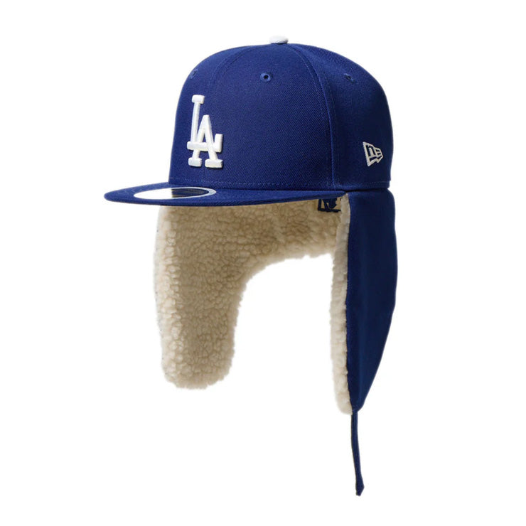 ニューエラ NEW ERA ロサンゼルス・ドジャース ジュニア用 ドッグイヤー キャップ 耳当て付き Kid’s 59FIFTY Dog Ear 14671656 冬用 防寒 小学生 こども Jr キッズ 子供 男の子 女の子 MLB メジャーリーグ 野球帽 帽子 スポーツキャップ ベースボールキャップ ぼうし