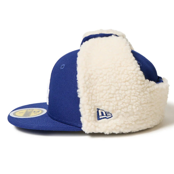 ニューエラ NEW ERA ロサンゼルス・ドジャース ジュニア用 ドッグイヤー キャップ 耳当て付き Kid’s 59FIFTY Dog Ear 14671656 冬用 防寒 小学生 こども Jr キッズ 子供 男の子 女の子 MLB メジャーリーグ 野球帽 帽子 スポーツキャップ ベースボールキャップ ぼうし
