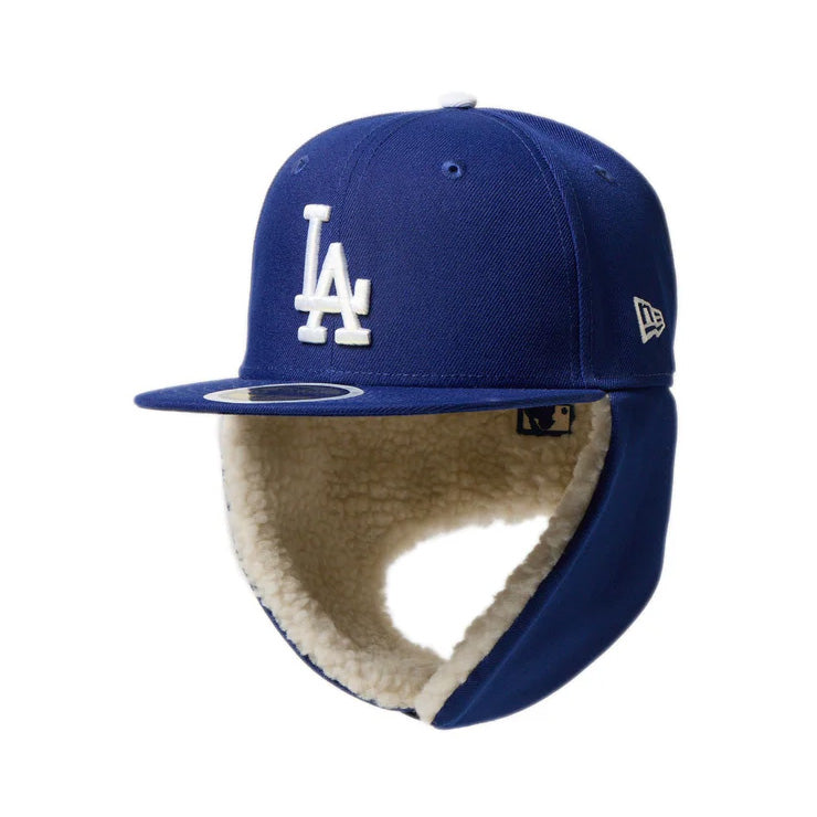 ニューエラ NEW ERA ロサンゼルス・ドジャース ジュニア用 ドッグイヤー キャップ 耳当て付き Kid’s 59FIFTY Dog Ear 14671656 冬用 防寒 小学生 こども Jr キッズ 子供 男の子 女の子 MLB メジャーリーグ 野球帽 帽子 スポーツキャップ ベースボールキャップ ぼうし