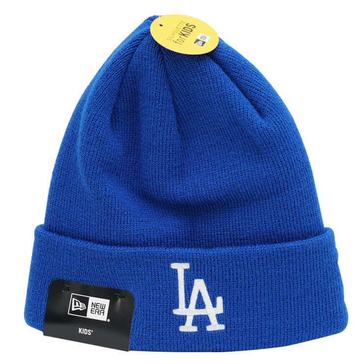 ニューエラ NEW ERA MLB キッズ用 ニット帽 ドジャース ヤンキース パドレス ビーニー ベーシック カフニット ニットキャップ Kid’s BASIC CUFF KNIT 14671686 14671687 14671688 14671689 メジャーリーグ ジュニア 少年 子ども こども 子供 小学生 キッズ 帽子 ぼうし