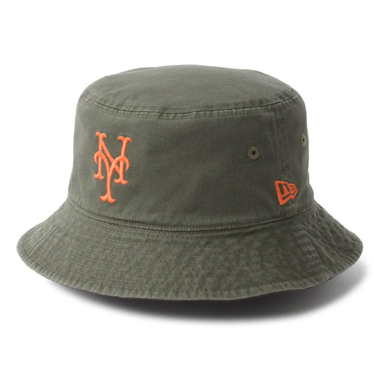 【2026モデル】ニューエラ NEW ERA バケットハット ニューヨーク・メッツ バケット01 リバーシブル MLB Bucket Hat 14744771 バケハ メンズ レディース ユニセックス 大人 一般 メジャーリーグ 帽子 ぼうし