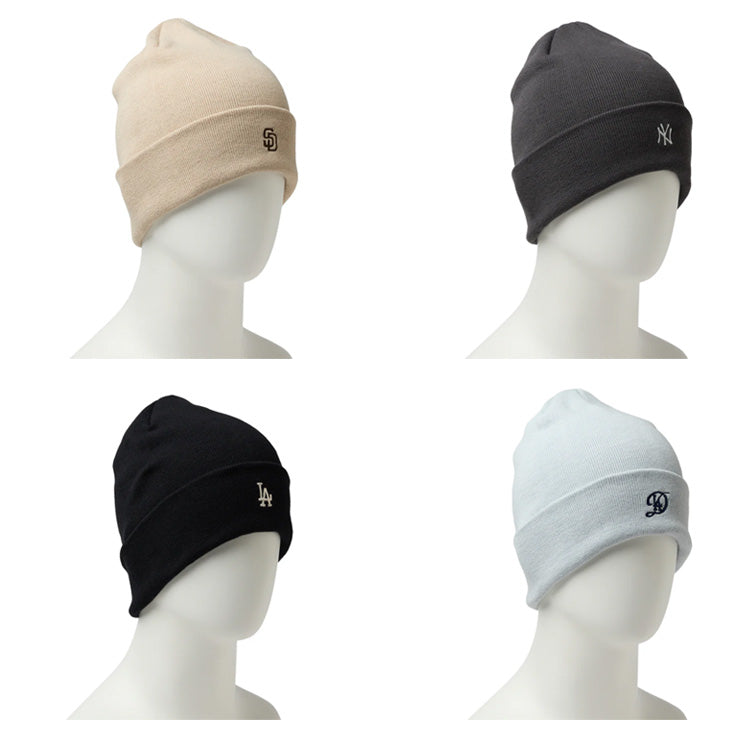 【2026モデル】ニューエラ NEW ERA MLB ニット帽 ドジャース ヤンキース パドレス ベーシック カフニット Cool Max ワッチキャップ ニットキャップ メンズ レディース ユニセックス 14744792 14744793 14744794 14744795 春夏 大人 メジャーリーグ 帽子 ぼうし