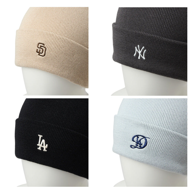 【2026モデル】ニューエラ NEW ERA MLB ニット帽 ドジャース ヤンキース パドレス ベーシック カフニット Cool Max ワッチキャップ ニットキャップ メンズ レディース ユニセックス 14744792 14744793 14744794 14744795 春夏 大人 メジャーリーグ 帽子 ぼうし