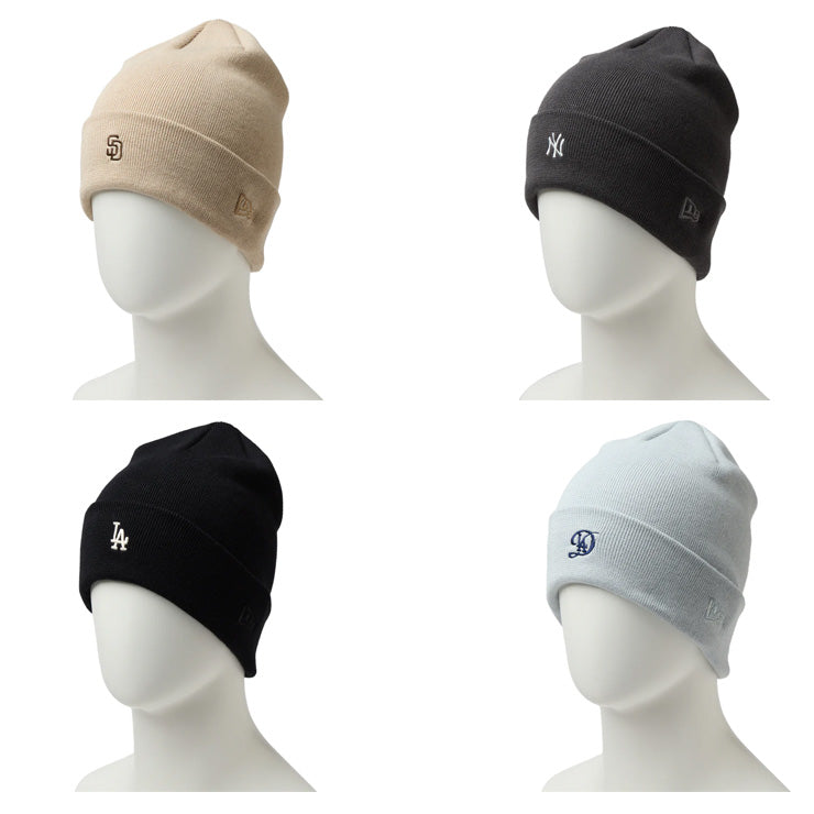 【2026モデル】ニューエラ NEW ERA MLB ニット帽 ドジャース ヤンキース パドレス ベーシック カフニット Cool Max ワッチキャップ ニットキャップ メンズ レディース ユニセックス 14744792 14744793 14744794 14744795 春夏 大人 メジャーリーグ 帽子 ぼうし