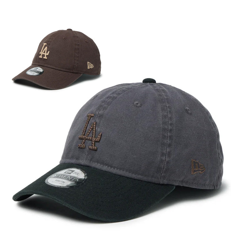 【2026モデル】ニューエラ NEW ERA ロサンゼルス・ドジャース ジュニア用 キャップ LA キッズ Youth 9TWENTY MLB Cooperstown Washed Duck 14747059 14747060 小学生 こども Jr 子供 男の子 女の子 メジャーリーグ 野球帽 帽子 スポーツキャップ ベースボールキャップ