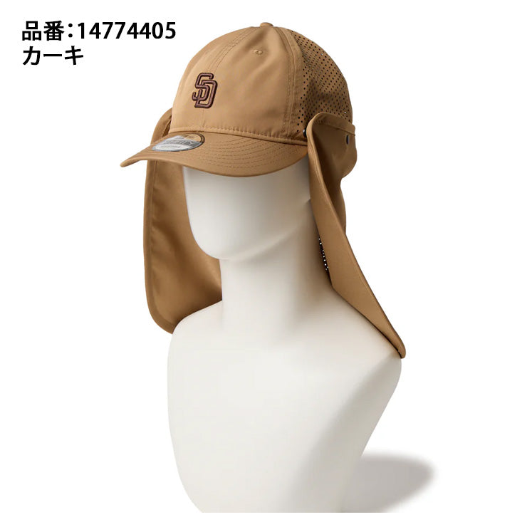 【2026モデル】ニューエラ NEW ERA サンディエゴ･パドレス キャップ サンシェード付き NY 9THIRTY Pro Light 14774405 日よけ ネックシェード メンズ レディース ユニセックス アウトドア 釣り 登山 キャンプ 日焼け防止 大人 MLB メジャーリーグ 帽子 ぼうし