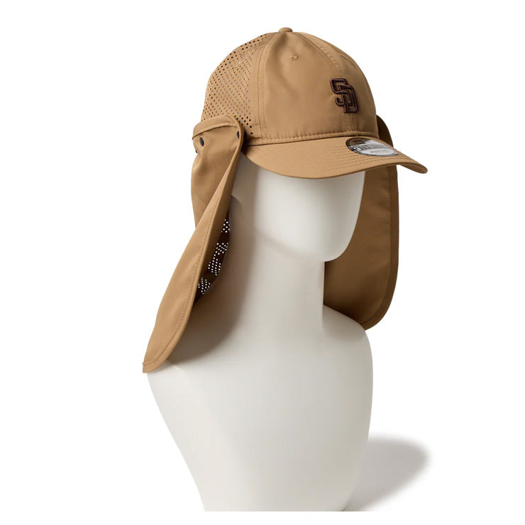 【2026モデル】ニューエラ NEW ERA サンディエゴ･パドレス キャップ サンシェード付き NY 9THIRTY Pro Light 14774405 日よけ ネックシェード メンズ レディース ユニセックス アウトドア 釣り 登山 キャンプ 日焼け防止 大人 MLB メジャーリーグ 帽子 ぼうし