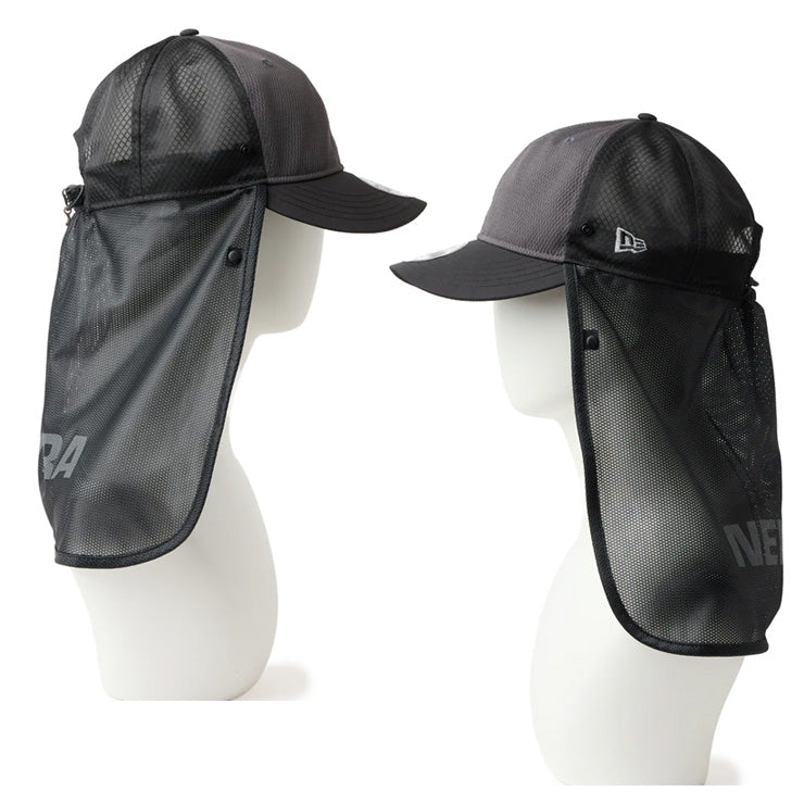 【2026モデル】ニューエラ NEW ERA キャップ サンシェード付き 9THIRTY Tech Multi Mesh 14774411 14774412 日よけ ネックシェード メンズ レディース ユニセックス アウトドア 釣り 登山 キャンプ 日焼け防止 大人 帽子 ぼうし