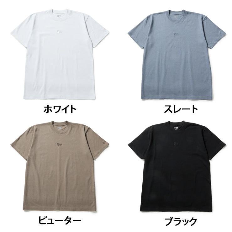 【2026モデル】ニューエラ NEW ERA 半袖 コットン Tシャツ Flag Logo Mini レイズドフラッグ刺繍 大人 一般 メンズ レディース ユニセックス 14856710 14856711 14856712 14856713 スポーツウェア カジュアル 半袖シャツ