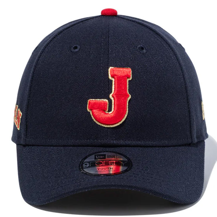 ニューエラ NEW ERA WBC 侍ジャパン ジュニア用 キャップ サイドロゴ Youth 9FORTY 940 World Baseball Classic Side Japan Logo 14948178 14948179 日本代表 小学生 こども Jr キッズ 子供 男の子 女の子 野球帽 帽子 スポーツキャップ ベースボールキャップ ぼうし