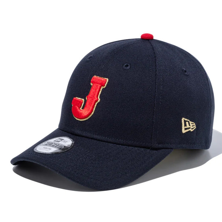 ニューエラ NEW ERA WBC 侍ジャパン ジュニア用 キャップ サイドロゴ Youth 9FORTY 940 World Baseball Classic Side Japan Logo 14948178 14948179 日本代表 小学生 こども Jr キッズ 子供 男の子 女の子 野球帽 帽子 スポーツキャップ ベースボールキャップ ぼうし