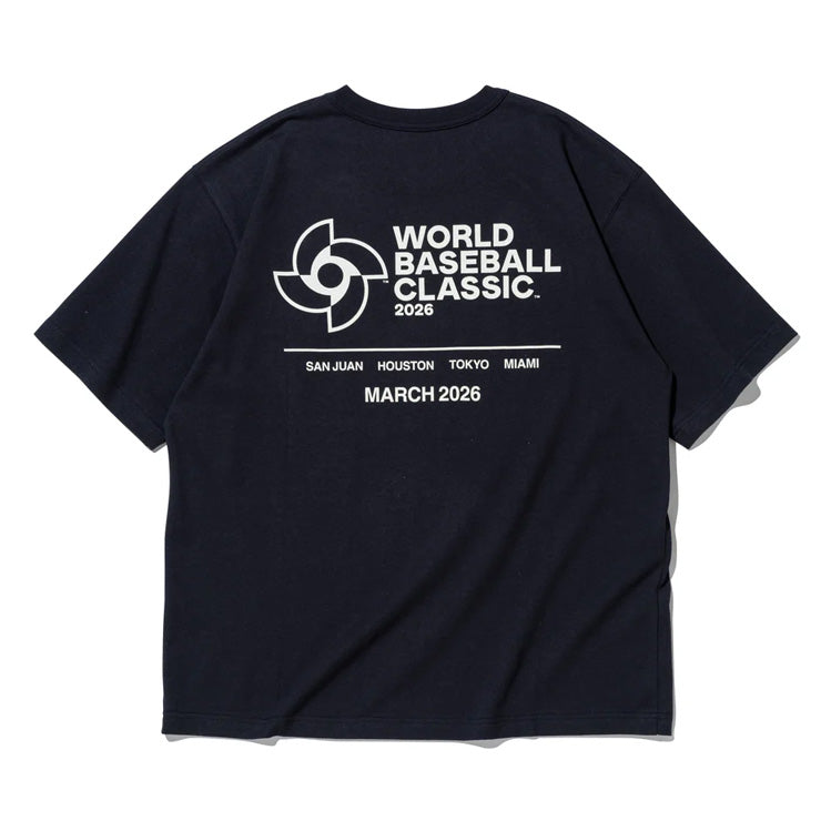ニューエラ NEW ERA WBC 侍ジャパン WBCロゴ Tシャツ 半袖 ウォッシュドコットン World Baseball Classic 大人 一般 メンズ レディース ユニセックス14948265 14948266 日本代表 グッズ スポーツウェア