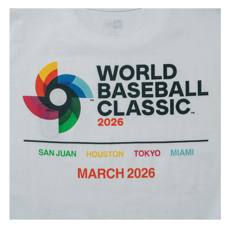 ニューエラ NEW ERA WBC 侍ジャパン WBCロゴ Tシャツ 半袖 ウォッシュドコットン World Baseball Classic 大人 一般 メンズ レディース ユニセックス14948265 14948266 日本代表 グッズ スポーツウェア