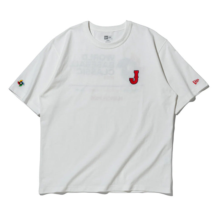 ニューエラ NEW ERA WBC 侍ジャパン WBCロゴ Tシャツ 半袖 ウォッシュドコットン World Baseball Classic 大人 一般 メンズ レディース ユニセックス14948265 14948266 日本代表 グッズ スポーツウェア