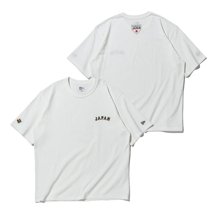 ニューエラ NEW ERA WBC 侍ジャパン JAPANロゴ Tシャツ 半袖 ウォッシュドコットン World Baseball Classic 大人 一般 メンズ レディース ユニセックス 14948267 日本代表 グッズ スポーツウェア