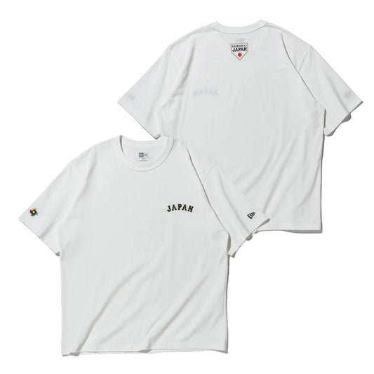 ニューエラ NEW ERA WBC 侍ジャパン JAPANロゴ Tシャツ 半袖 ウォッシュドコットン World Baseball Classic 大人 一般 メンズ レディース ユニセックス 14948267 日本代表 グッズ スポーツウェア