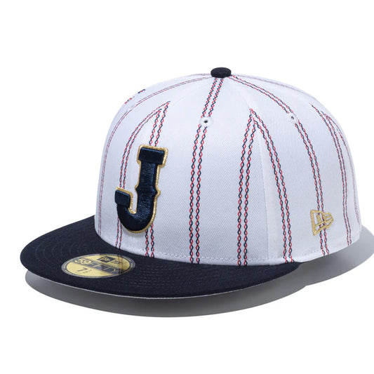 ニューエラ NEW ERA WBC 侍ジャパン キャップ MUSO STRIPE 59FIFTY 5950 World Baseball Classic 14958118 日本代表 大人 一般 メンズ レディース ユニセックス 野球帽 帽子 スポーツキャップ ベースボールキャップ ぼうし