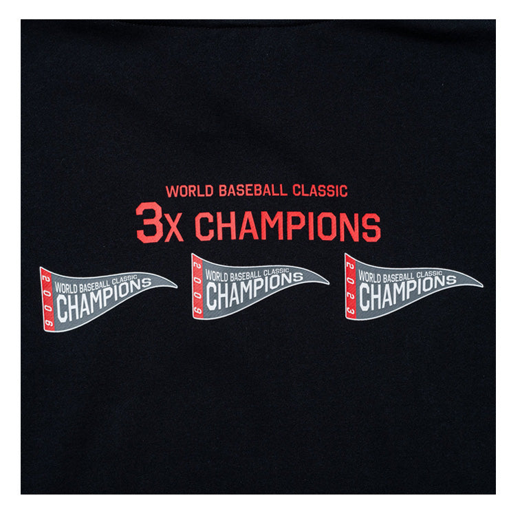 ニューエラ NEW ERA WBC 侍ジャパン スウェット フーディー 裏毛 優勝フラッグロゴ World Baseball Classic 3X CHAMPION 大人 一般 メンズ レディース ユニセックス 14958121 14958122 プルオーバー パーカー 日本代表 グッズ スポーツウェア