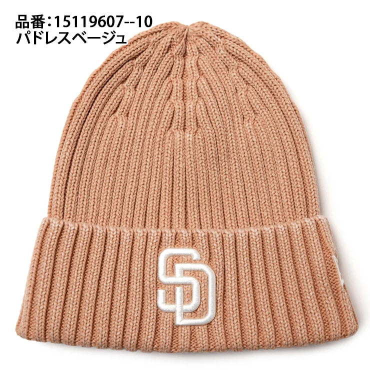 【2026モデル】ニューエラ NEW ERA MLB ニット帽 ドジャース ヤンキース パドレス リブ カフニット MLB Italian Wash ワッチキャップ ニットキャップ ビーニー メンズ レディース ユニセックス 15119607 15119608 15119610 秋冬 大人 メジャーリーグ 帽子 ぼうし