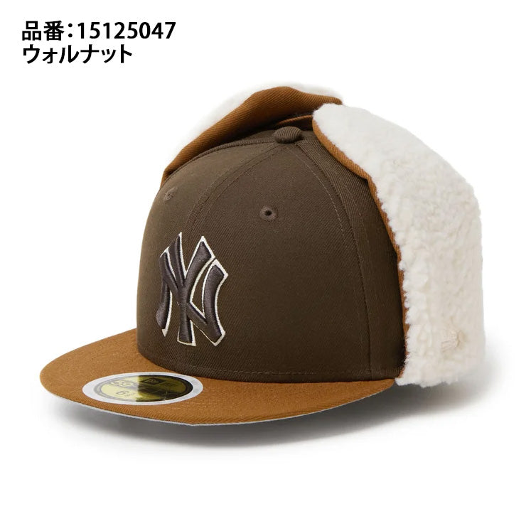 【2026モデル】ニューエラ NEW ERA ニューヨーク・ヤンキース ジュニア用 ドッグイヤー キャップ 耳当て付き Kid’s 59FIFTY Dog Ear 15125047 冬用 防寒 小学生 こども Jr キッズ 子供 男の子 女の子 MLB メジャーリーグ 野球帽 帽子 スポーツキャップ ぼうし