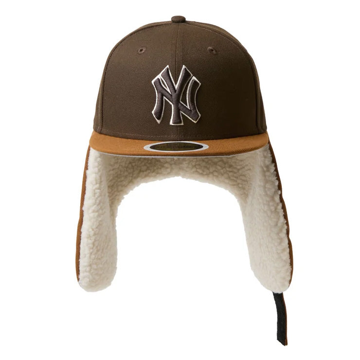 【2026モデル】ニューエラ NEW ERA ニューヨーク・ヤンキース ジュニア用 ドッグイヤー キャップ 耳当て付き Kid’s 59FIFTY Dog Ear 15125047 冬用 防寒 小学生 こども Jr キッズ 子供 男の子 女の子 MLB メジャーリーグ 野球帽 帽子 スポーツキャップ ぼうし