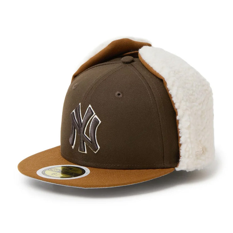 【2026モデル】ニューエラ NEW ERA ニューヨーク・ヤンキース ジュニア用 ドッグイヤー キャップ 耳当て付き Kid’s 59FIFTY Dog Ear 15125047 冬用 防寒 小学生 こども Jr キッズ 子供 男の子 女の子 MLB メジャーリーグ 野球帽 帽子 スポーツキャップ ぼうし