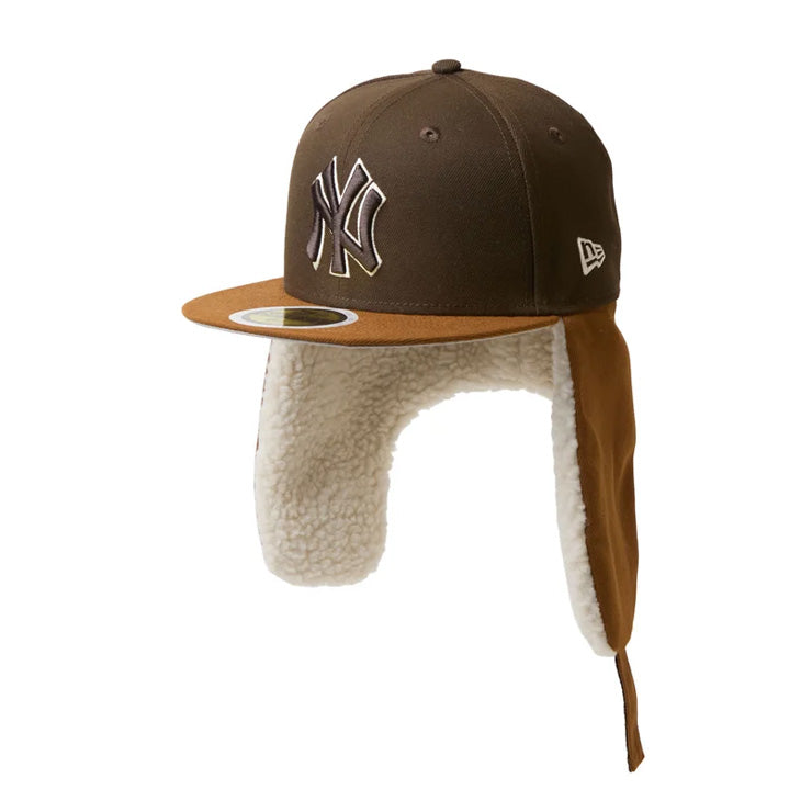 【2026モデル】ニューエラ NEW ERA ニューヨーク・ヤンキース ジュニア用 ドッグイヤー キャップ 耳当て付き Kid’s 59FIFTY Dog Ear 15125047 冬用 防寒 小学生 こども Jr キッズ 子供 男の子 女の子 MLB メジャーリーグ 野球帽 帽子 スポーツキャップ ぼうし