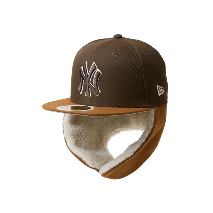 【2026モデル】ニューエラ NEW ERA ニューヨーク・ヤンキース ジュニア用 ドッグイヤー キャップ 耳当て付き Kid’s 59FIFTY Dog Ear 15125047 冬用 防寒 小学生 こども Jr キッズ 子供 男の子 女の子 MLB メジャーリーグ 野球帽 帽子 スポーツキャップ ぼうし