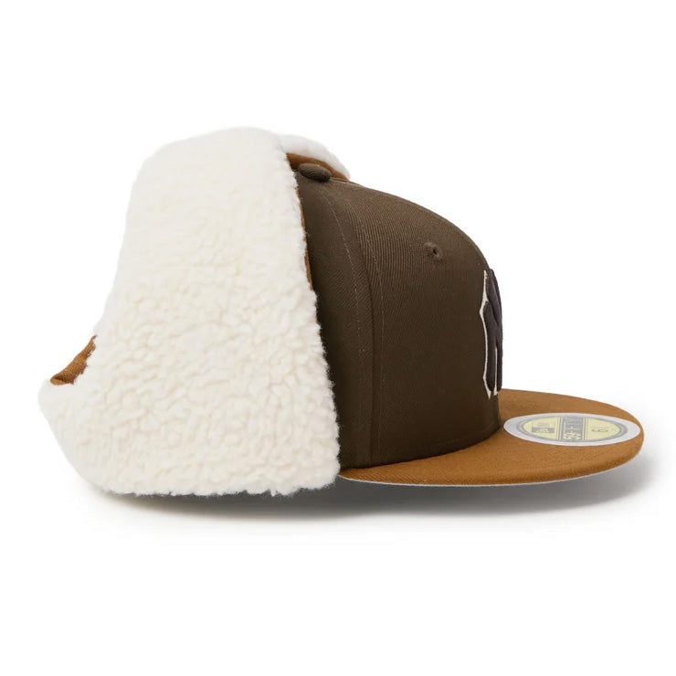 【2026モデル】ニューエラ NEW ERA ニューヨーク・ヤンキース ジュニア用 ドッグイヤー キャップ 耳当て付き Kid’s 59FIFTY Dog Ear 15125047 冬用 防寒 小学生 こども Jr キッズ 子供 男の子 女の子 MLB メジャーリーグ 野球帽 帽子 スポーツキャップ ぼうし