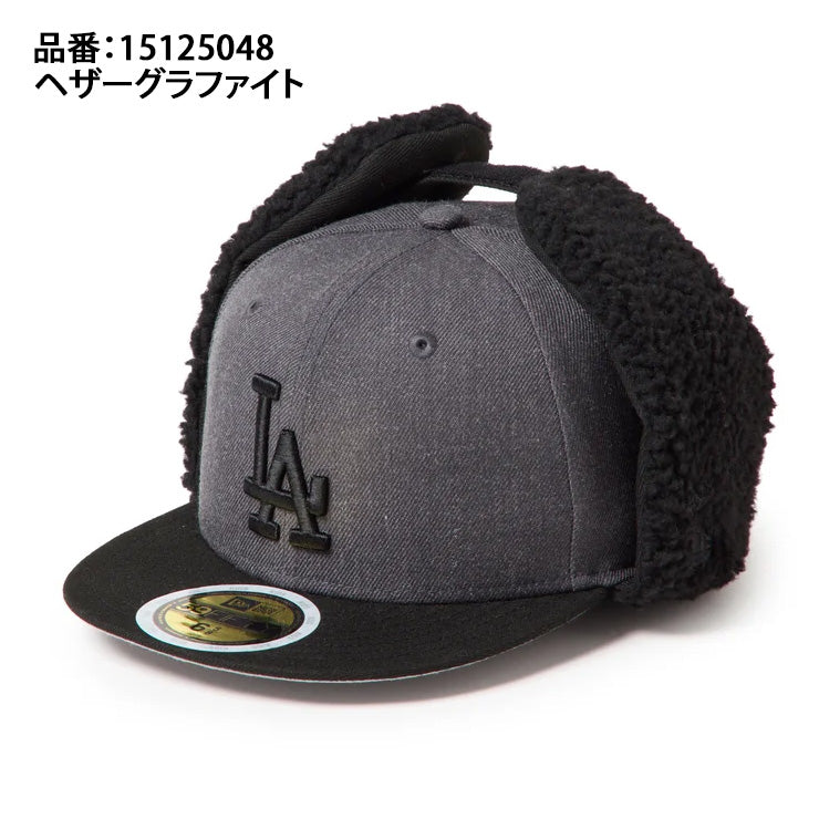 【2026モデル】ニューエラ NEW ERA ロサンゼルス・ドジャース ジュニア用 ドッグイヤー キャップ 耳当て付き Kid’s 59FIFTY Dog Ear 15125048 冬用 防寒 小学生 こども Jr キッズ 子供 男の子 女の子 MLB メジャーリーグ 野球帽 帽子 スポーツキャップ ぼうし