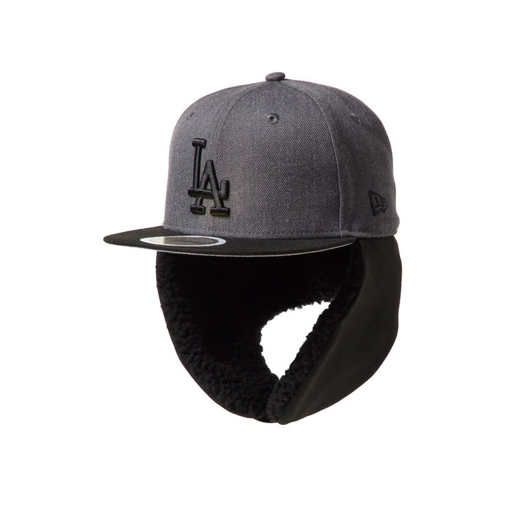 【2026モデル】ニューエラ NEW ERA ロサンゼルス・ドジャース ジュニア用 ドッグイヤー キャップ 耳当て付き Kid’s 59FIFTY Dog Ear 15125048 冬用 防寒 小学生 こども Jr キッズ 子供 男の子 女の子 MLB メジャーリーグ 野球帽 帽子 スポーツキャップ ぼうし