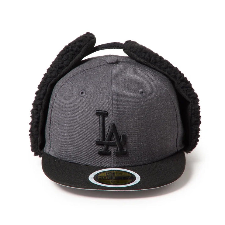 【2026モデル】ニューエラ NEW ERA ロサンゼルス・ドジャース ジュニア用 ドッグイヤー キャップ 耳当て付き Kid’s 59FIFTY Dog Ear 15125048 冬用 防寒 小学生 こども Jr キッズ 子供 男の子 女の子 MLB メジャーリーグ 野球帽 帽子 スポーツキャップ ぼうし
